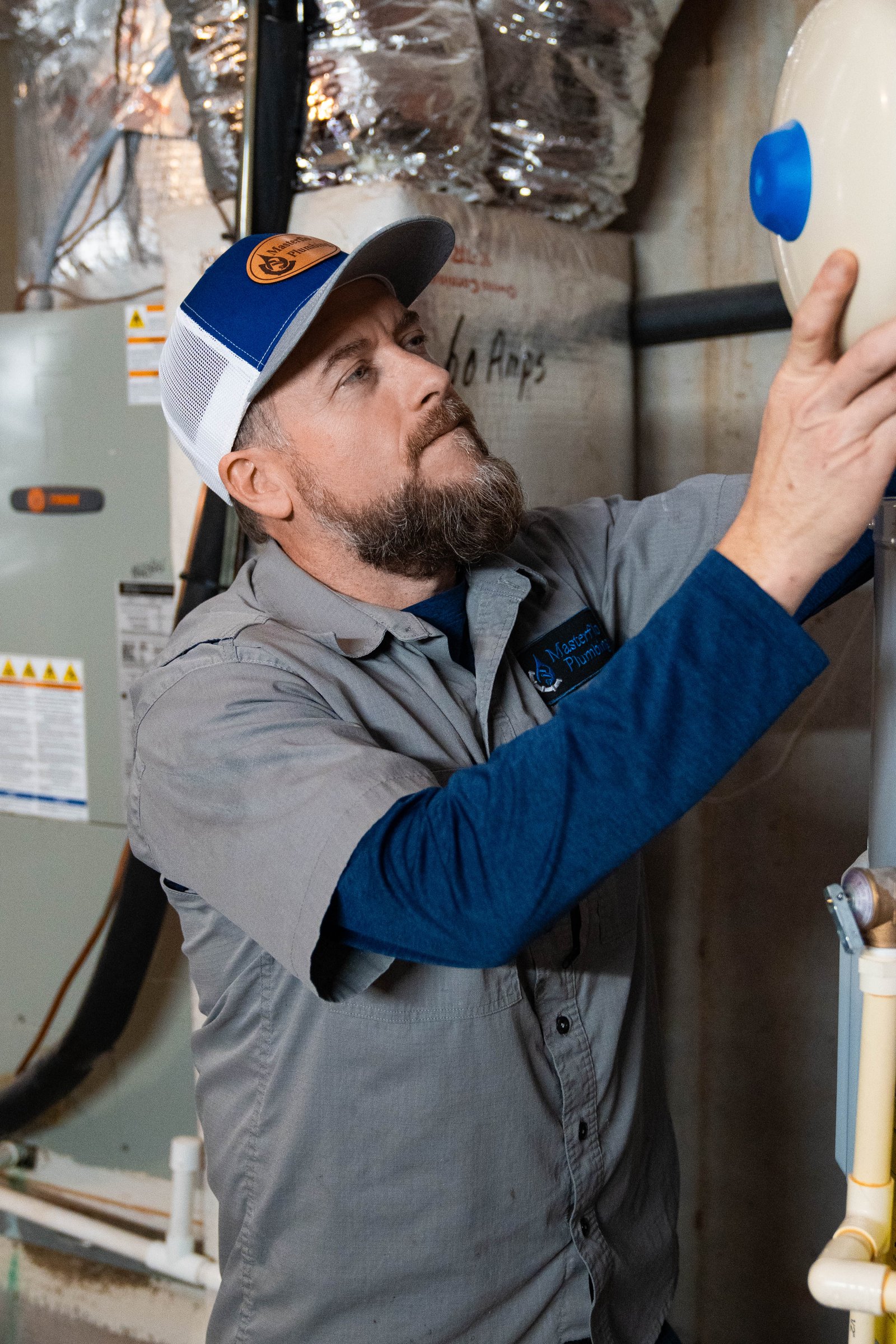 MasterFlo Plumbing team and service van serving Canton & North Georgia