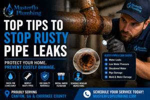 Stop Rusty Pipe Leaks in Canton GA