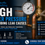 High Water Pressure Causing Leaking Pipes