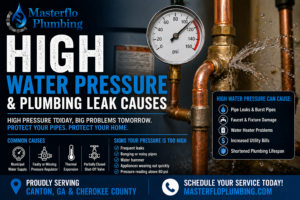 High Water Pressure Causing Leaking Pipes