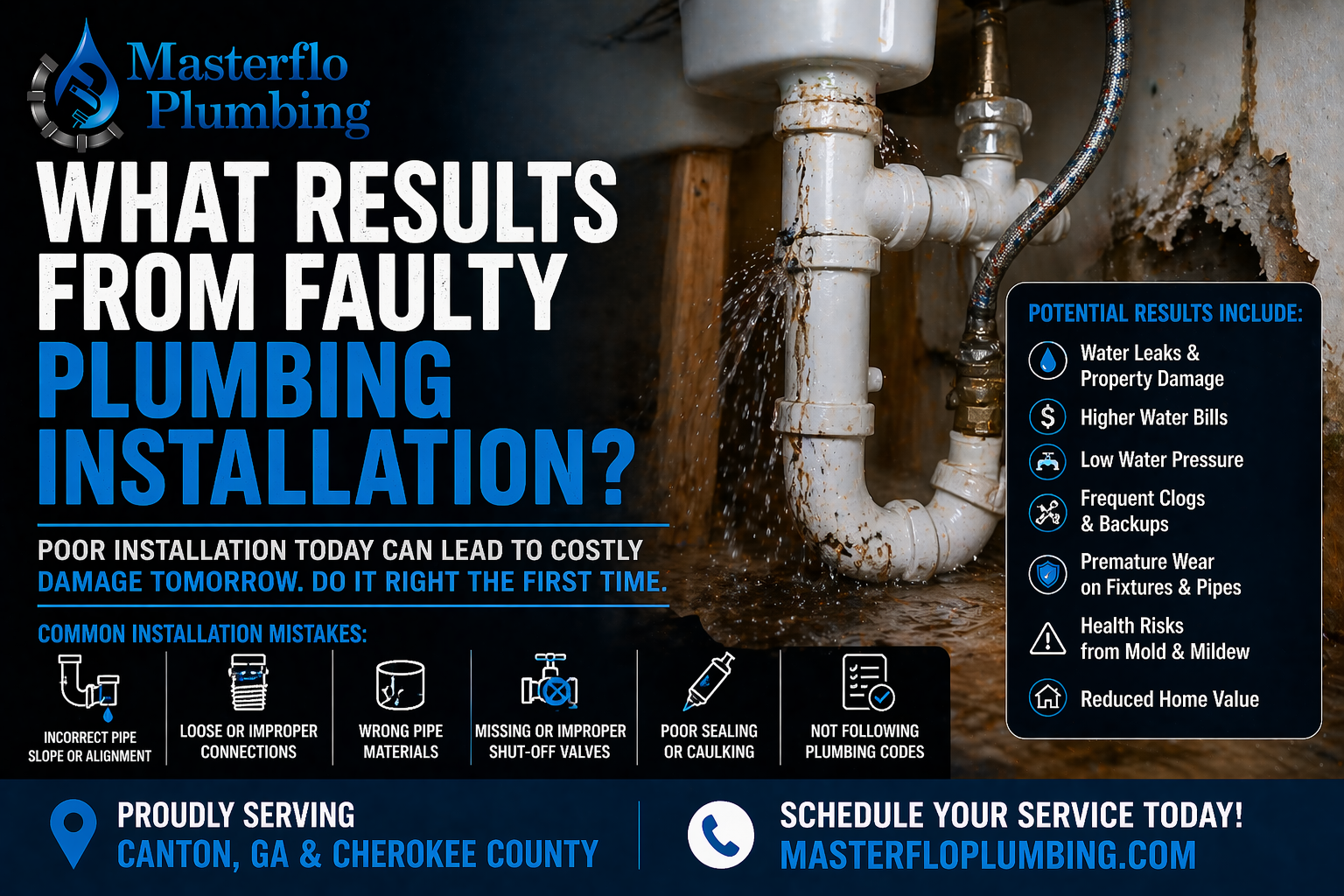 What Causes Faulty Pipes in New Homes