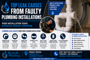 Top Leak Causes From Faulty Plumbing Installations